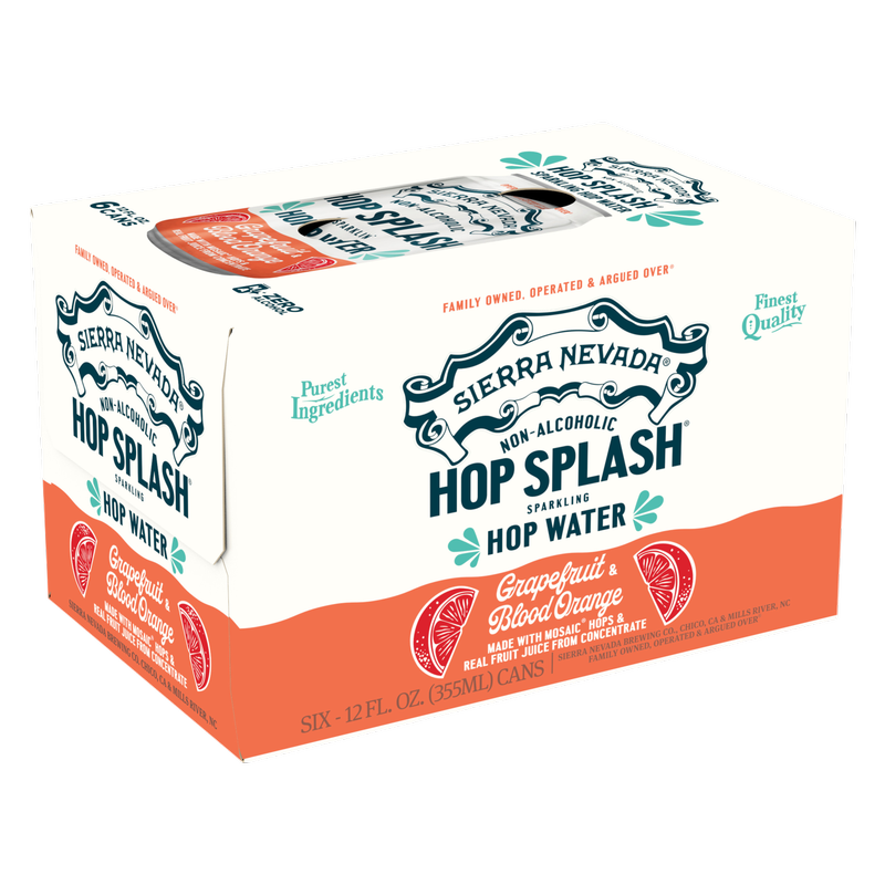 Sierra Nevada Hop Splash Citrus Sparkling Water 6PKC