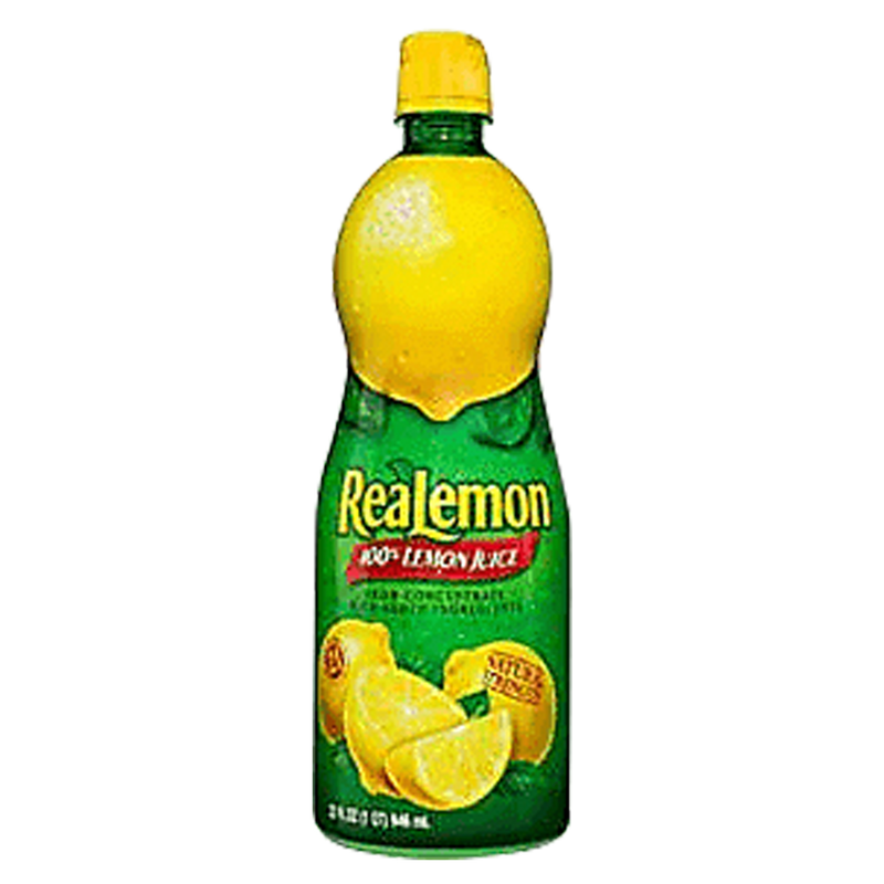 Real Lemon 100% Lemon Juice 32oz