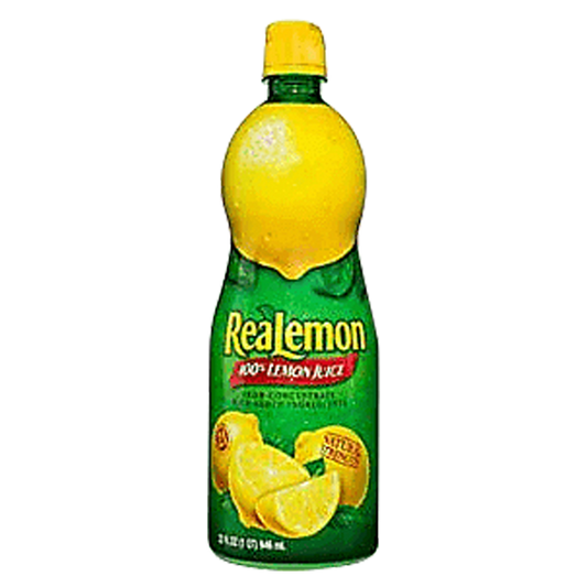 Real Lemon 100% Lemon Juice 32oz