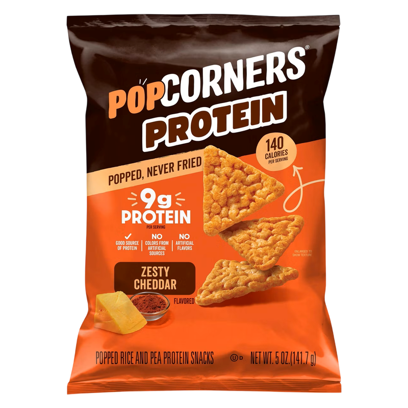 Popcorners Protein Zesty Cheddar 5oz