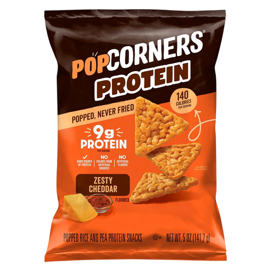 Popcorners Protein Zesty Cheddar 5oz