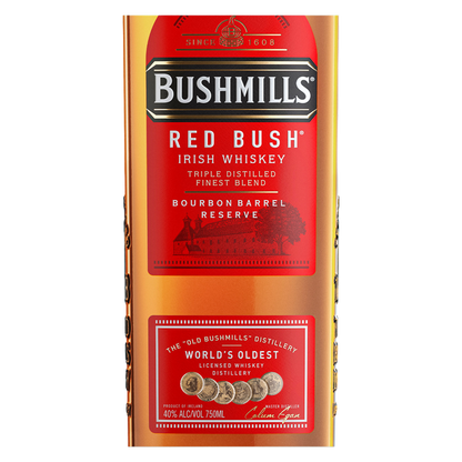 Bushmills Red Bush Irish Whiskey 750ml (80 Proof)