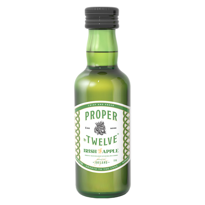 Proper No. Twelve Irish Apple Flavored Whiskey 50ml (70 Proof)