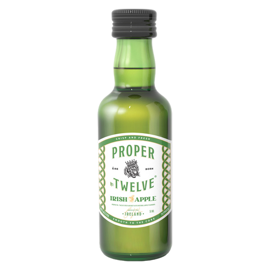 Proper No. Twelve Irish Apple Flavored Whiskey 50ml (70 Proof)