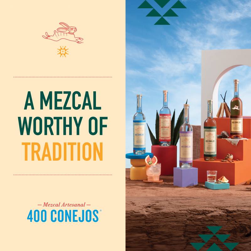 400 Conejos Reposado Mezcal 750ml (80 Proof)