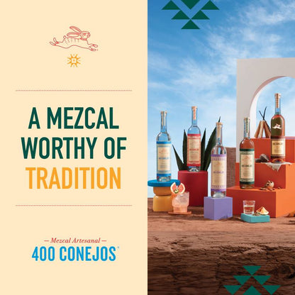 400 Conejos Reposado Mezcal 750ml (80 Proof)