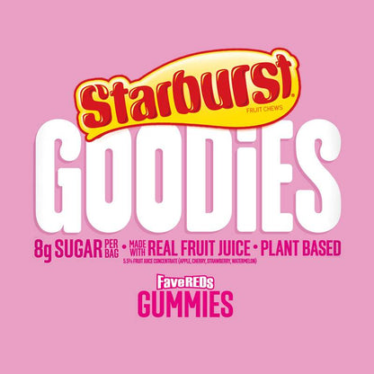 Starburst Goodies Gummies Favered, 1.8oz