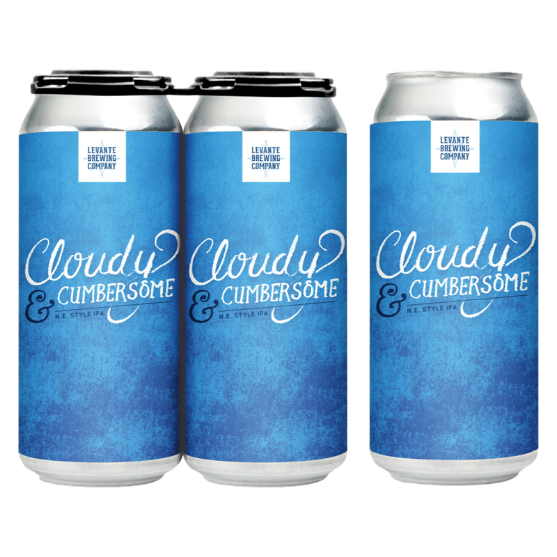 Levante Brewing Cloudy and Cumbersome IPA 4pk 16oz Can 5.9% ABV
