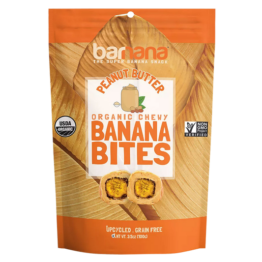 Barnana Peanut Butter Organic Chewy Banana Bites 3.5oz