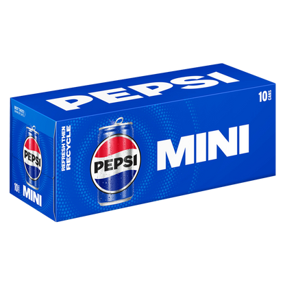 Pepsi 10pk 7.5oz Mini Can