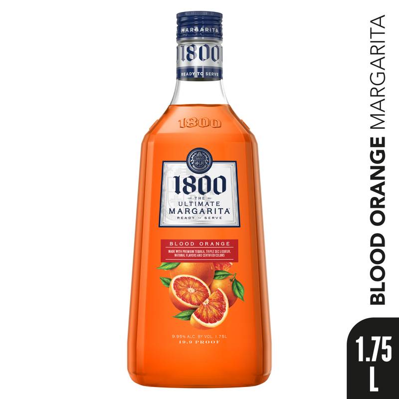 1800 The Ultimate Margarita Blood Orange Ready to Drink Cocktail 1.75L 9.95% ABV