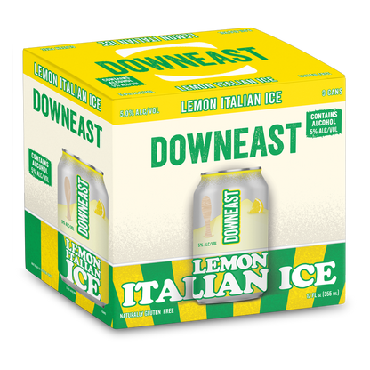 Downeast Lemon Italian Ice 9pk 12oz Can 5% ABV