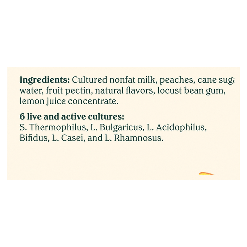 Chobani Peach on the Bottom Nonfat Greek Yogurt - 5.3oz