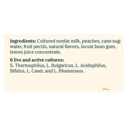 Chobani Peach on the Bottom Nonfat Greek Yogurt - 5.3oz