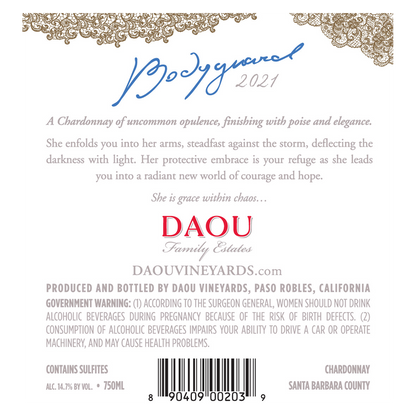 Daou The Bodyguard Chardonnay 750ml