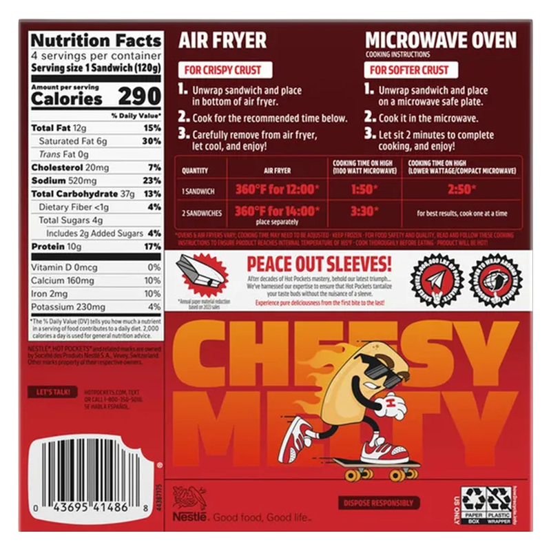 Hot Pockets Chicken Bacon Ranch 4ct