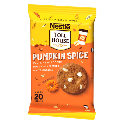 Nestle Toll House Pumpkin Spice Cookie Dough - 20ct/14oz