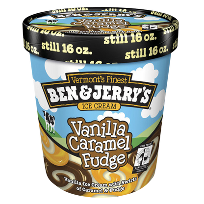 Ben & Jerry's Vanilla Caramel Fudge Pint