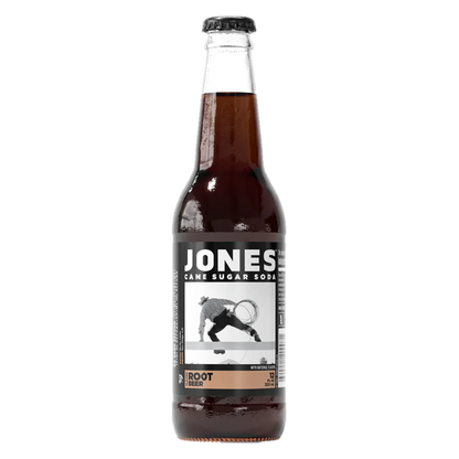 Jones Root Beer 12oz Glass Bottle