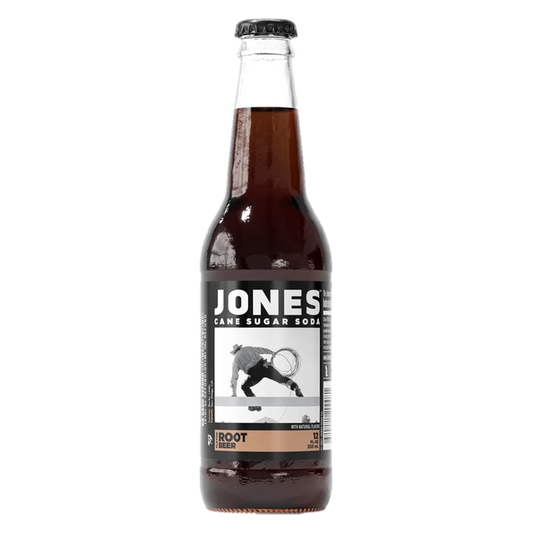 Jones Root Beer 12oz Glass Bottle