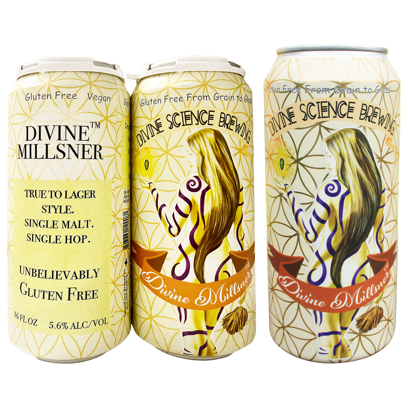 Divine Science Millsner Lager 4pk 16oz Can 5.8% ABV