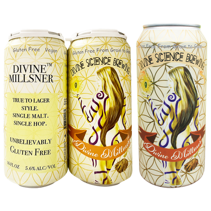 Divine Science Millsner Lager 4pk 16oz Can 5.8% ABV