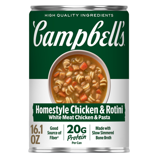 Campbell's® Protein Homestyle Chicken and Rotini Soup, 16.1 Oz Can