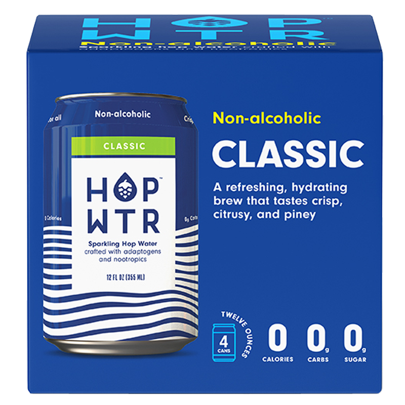 HOP WTR Classic 4pk 12oz Can