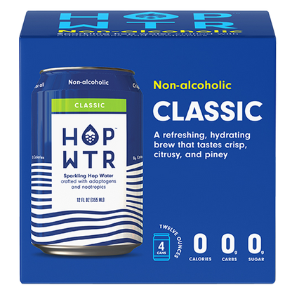 HOP WTR Classic 4pk 12oz Can
