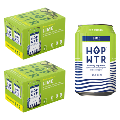 HOP WTR Lime 12pk 12oz Can