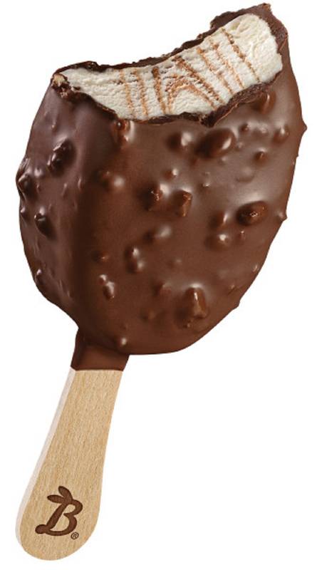 Blue Bunny Mini Bars Vanilla Caramel Crunch, Frozen Dessert, 6 Pack