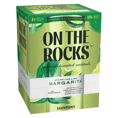 On The Rocks Lime Margaita 4pk 12oz Can 10% ABV