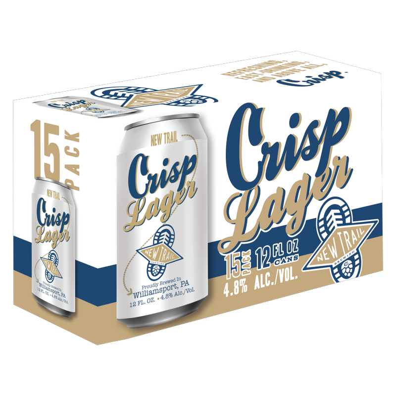 New Trails Crisp Lager 15pk 12oz Can 4.8% ABV
