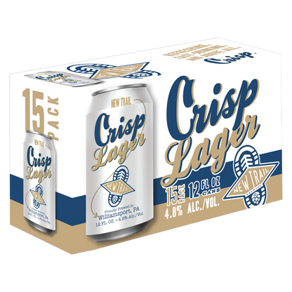 New Trails Crisp Lager 15pk 12oz Can 4.8% ABV