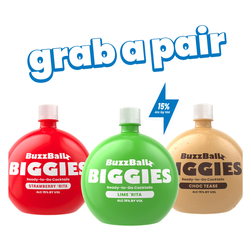 Buzzballz Biggies Chillers Lime 'Rita 1.5L 15% ABV
