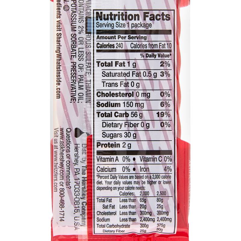 Twizzlers Original Strawberry Twists 2.5oz