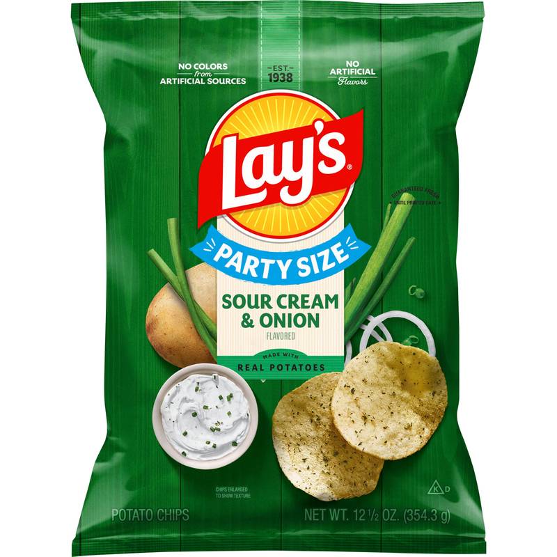 Lay's Sour Cream & Onion Potato Chips 12.5oz