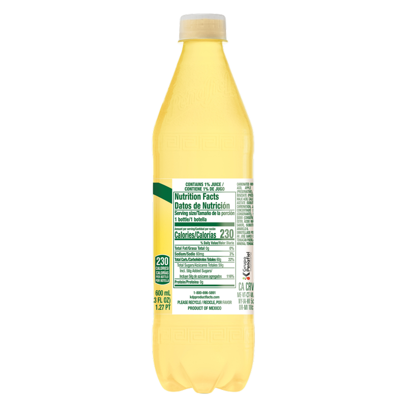 Peñafiel Piñada Sparkling Mineral Water 20.3oz Btl