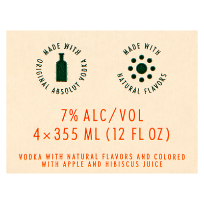 Absolut Mango Mule 4pk 12oz Can 7.0% ABV