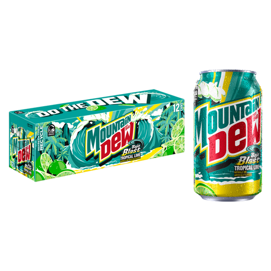 Mountain Dew Baja Blast 12pk 12oz Can