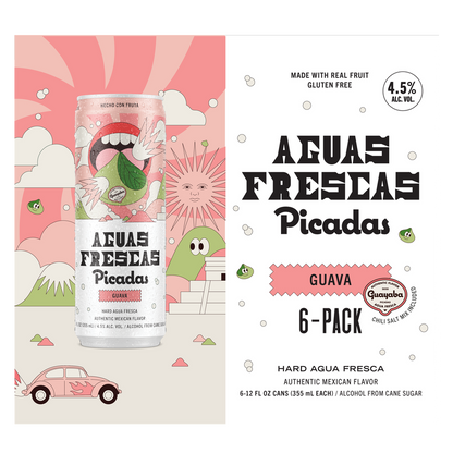 Picadas Hard Aguas Frescas Guava 6pk 12oz Can 4.5% ABV