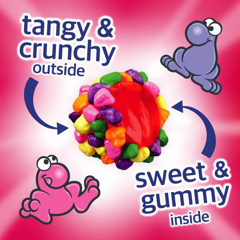 NERDS Gummy Clusters, Candy, Rainbow, Crunchy and Gummy, 5 oz
