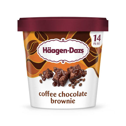 Haagen-Dazs Coffee Chocolate Brownie Ice Cream, 14oz.