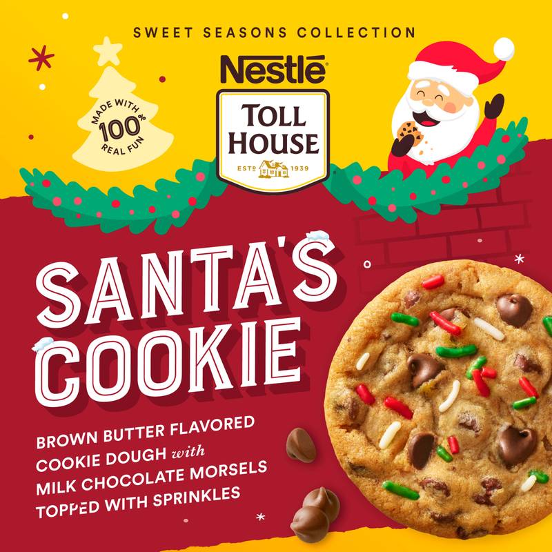 Nestle Toll House Santa's Cookie Dough - 20ct/14oz