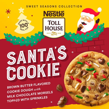 Nestle Toll House Santa's Cookie Dough - 20ct/14oz