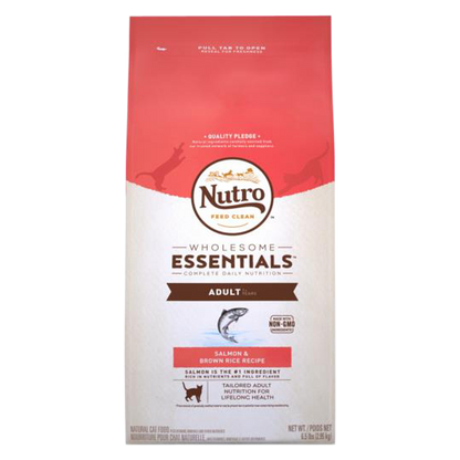 Nutro Wholesome Essentials Adult Cat Salmon & Brown Rice Dry Cat Food 5lb