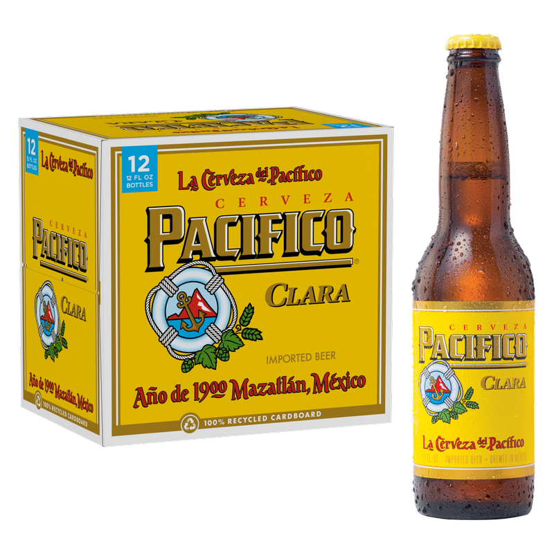 Pacifico 12pk 12oz Btl 4.4% ABV