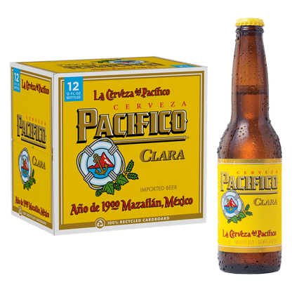 Pacifico 12pk 12oz Btl 4.4% ABV
