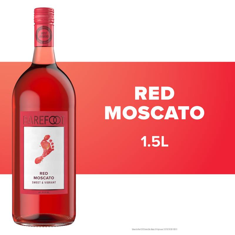 Barefoot Red Moscato 1.5 L