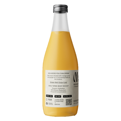 MOSS Mango Ginger Sea Moss Beverage 12oz Btl